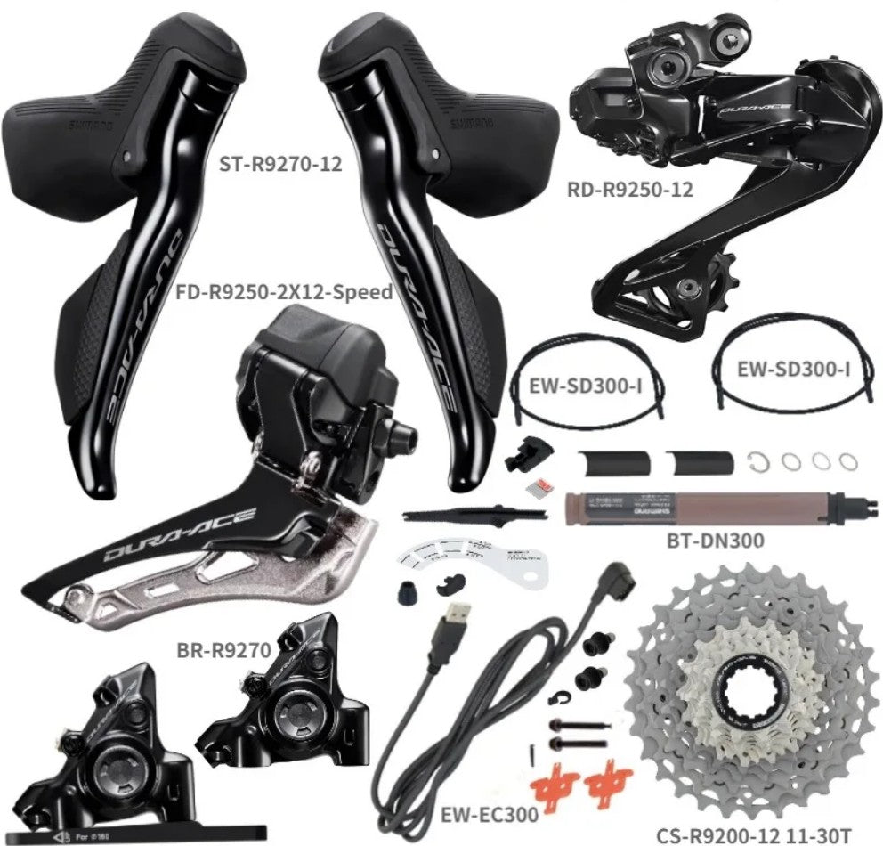 shimano Dura Ace Di2 R9270 2x12 Speed Groupset Road Disc Brake Groupset