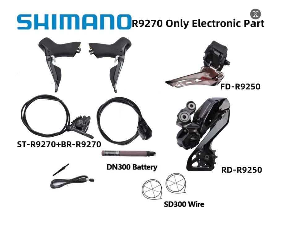 Shimano Di2 DURA ACE R9270 Shifter shift Brake, R9250 Front + Rear Derailleur 2x12s
