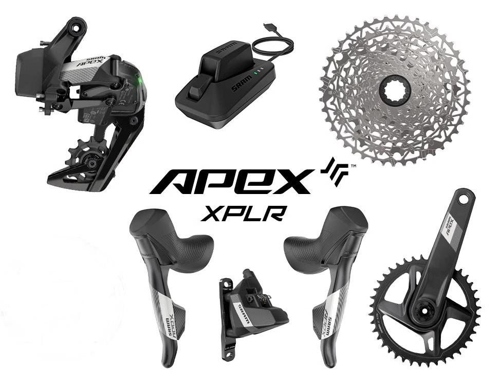SRAM APEX AXS XPLR GRAVEL groupset 12s, 11-44T