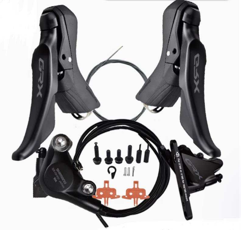 Shimano GRAVEL GRX RX600 Hydraulic Shift Levers + RX400 brake caliper, 2*11speed