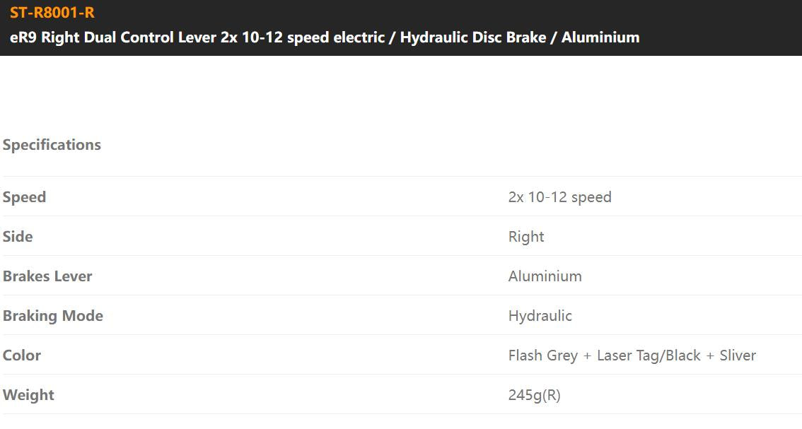 brand new LTWOO eR9 Road Bike Electronic Groupset, Aluminum Alloy, Hydraulic Disc Brake, 2*10/11/12 Speed Adjustment