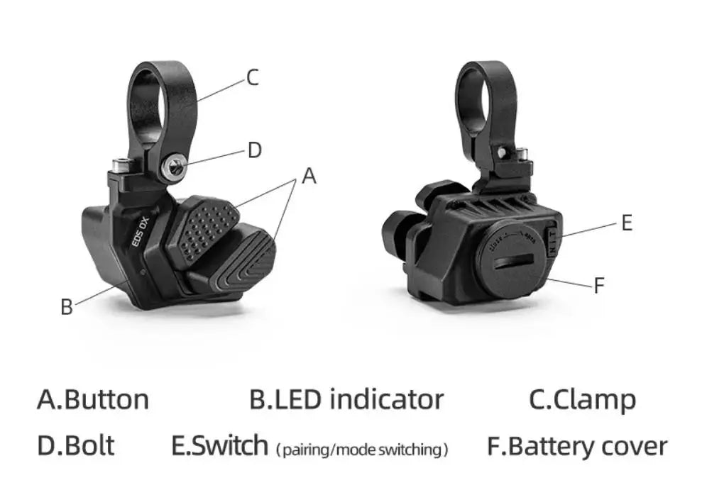 WHEELTOP NEW DESIGN EDS OX2.0 GX MTB bicycle Wireless Electronic Transmission, 7-14Speed adjustment , shifter + Rear Derailleur