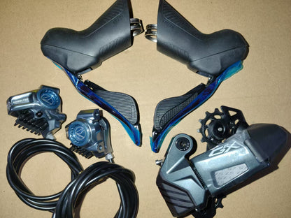 WHEELTOP EDS GeX Gravel bike Electronic Wireless Groupset, 3-14Speed, hydraulic disc brake + shifter + Rear Derailleur
