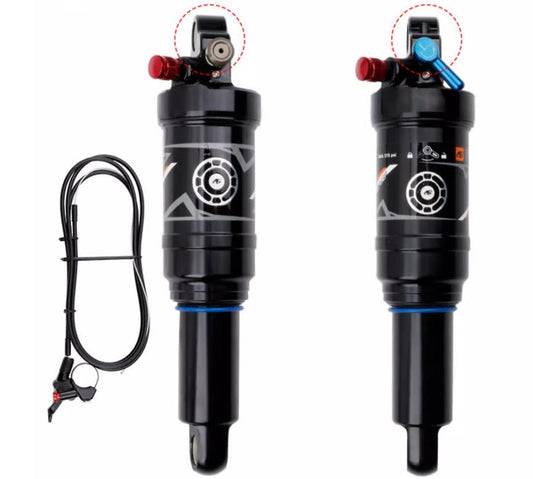 DNM AO-38RC Air Rear Shock Downhill MTB Bicycle Shock Suspension Wire/Manual Control 165/190/200/210mm