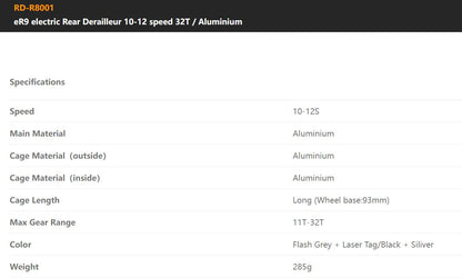 brand new LTWOO eR9 Road Bike Electronic Groupset, Aluminum Alloy, Hydraulic Disc Brake, 2*10/11/12 Speed Adjustment